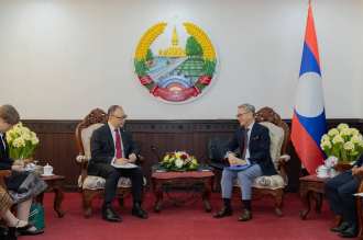 Lao Foreign Minister Receives Australian Special Representative